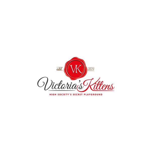 Design by Sergey Trach titled "Victoria's Kittens logo concept"