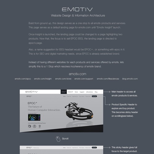 Redesign website for International Award Winning EEG system Design by Crenovates