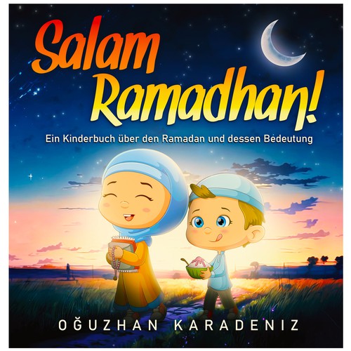 Children´s Book COVER to teach children about Ramadan in a lovely way Design by tukoshimura