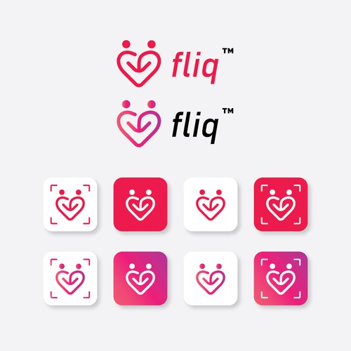 Dating App LOGO Design by blueReagle