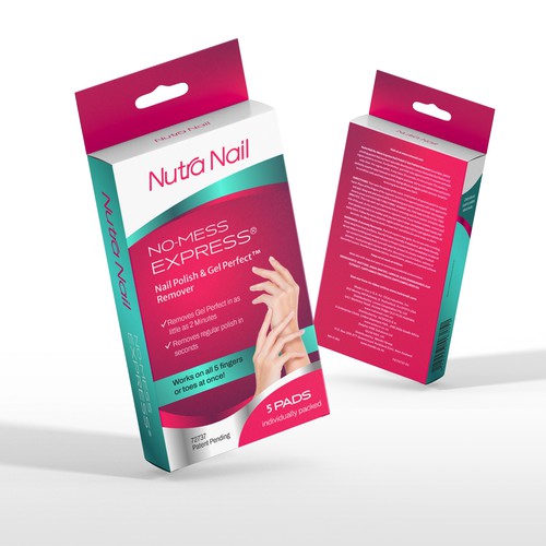Nutra Nail Gel Remover Design by SRGrafica