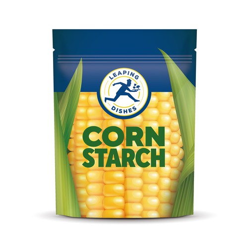 Need a BOLD DESIGN FOR CORN STARCH IN RESEALABLE BAG Design by 3311design