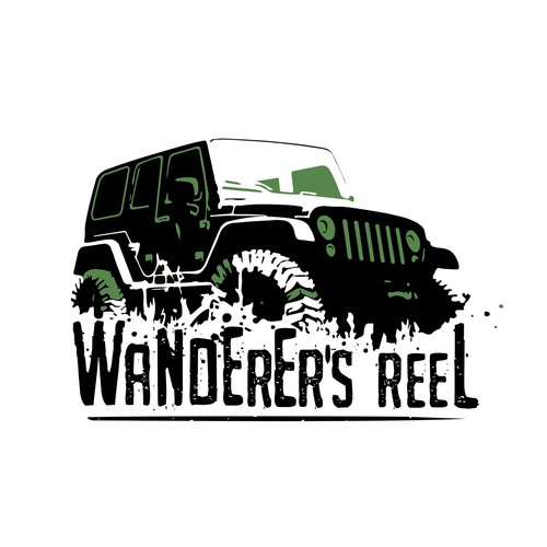 Wanderer's Reel logo (for Travel / Adventure YouTube channel) Design by Mythanes