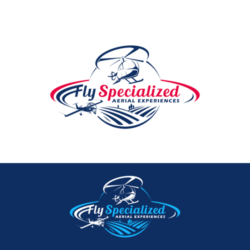 Helicopter | Aviation Company logo for flight experiences Design by Walco