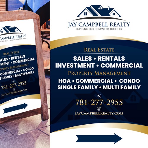 Real Estate Sandwich Board Design Design by icon89GraPhicDeSign