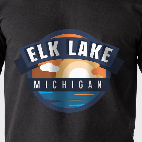 Design a logo for our local elk lake for our retail store in michigan Design by lliiaa