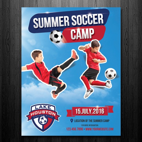 Create A Stunning Flyer For A Summer Soccer Camp