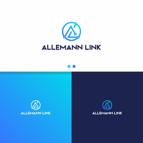 Software/Data analysis company logo embedding the letter A and L Design by colorworks™