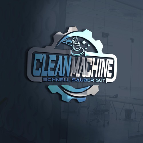 CleanMachine / Logo for Car and Plane Detailing Design by Nana445
