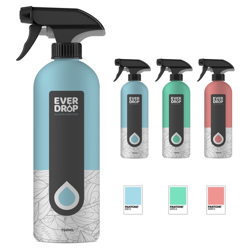 Diseño de Premium Spray Bottle and Packaging for Cleaning Supplies de gs-designs