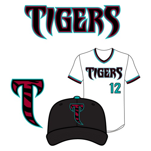 Tigers Baseball Organization-ontwerp door REDPIN