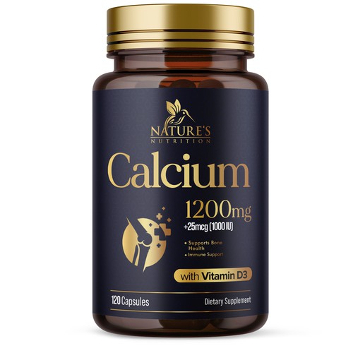 Calcium Plus Vitamin D3 Design Needed for Nature's Nutrition Design by UnderTheSea™