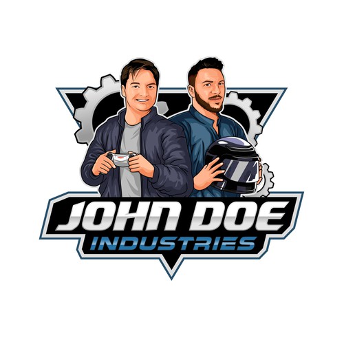 John Doe Industries - twitch, YouTube, Instagram Design by brint'X