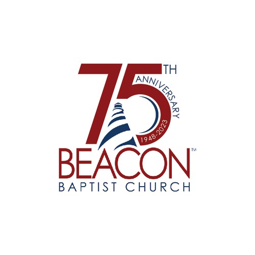 Beacon Baptist Church 75th anniversary logo Design by pianpao