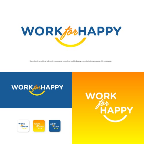 We need a fun and engaging Podcast logo for a Pod about happiness in work and life Design by Danielle Curtis