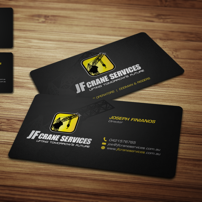 creative bussiness cards for a crane company | Business ...