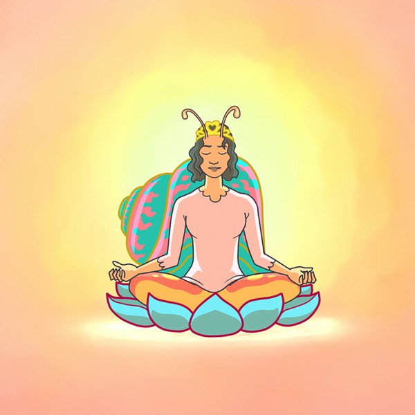 Ilustrasi - Komik - von weiblichen Schnecken für Facebook - Instagram Story