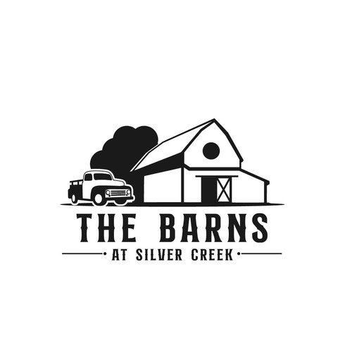 The Barns at Silver Creek - Simple Logo Design by Hossam zakria