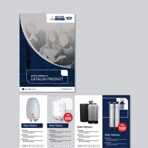 Plumbing Service/Product Catalog Design by felnord