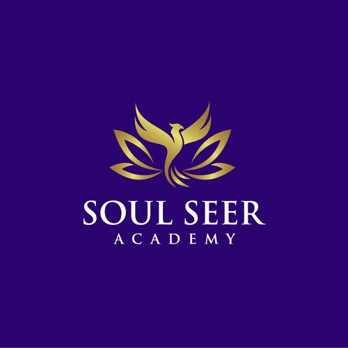 Streamlined ‘iconic’ logo for a spiritual development academy. Design by Schöpfer