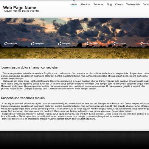 1-3 Page Website Template Design von kpp0209