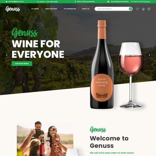 Web page design contest entry by pb⚡️