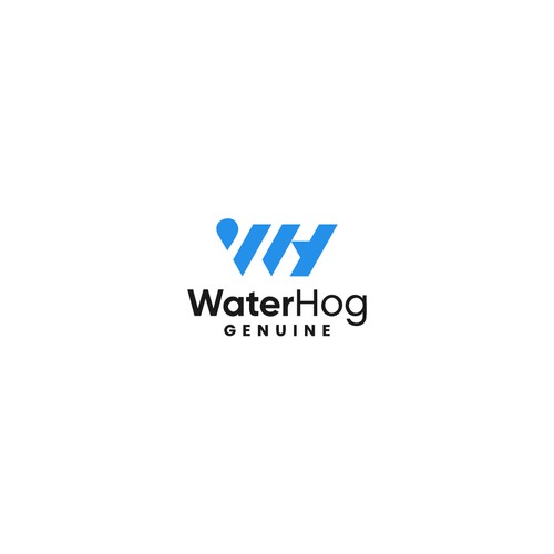 WaterHog Logo Design by _barna
