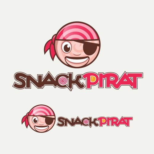 Pirate style logo for a food store (candy, snacks, beverages) Design by Nevermind™