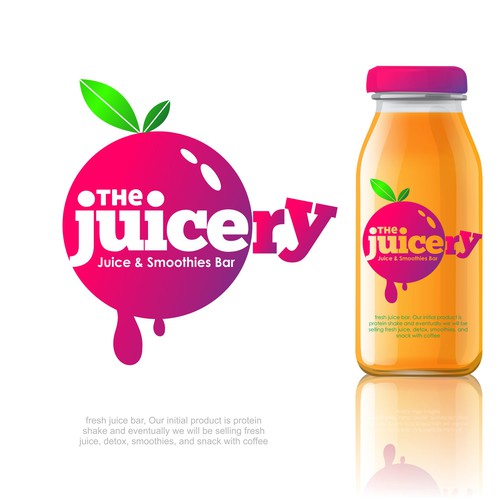 The Juicery, healthy juice bar need creative fresh logo デザイン by Kaprikrown