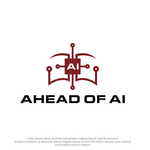 A modern newsletter logo related to artificial intelligence Diseño de Rekker
