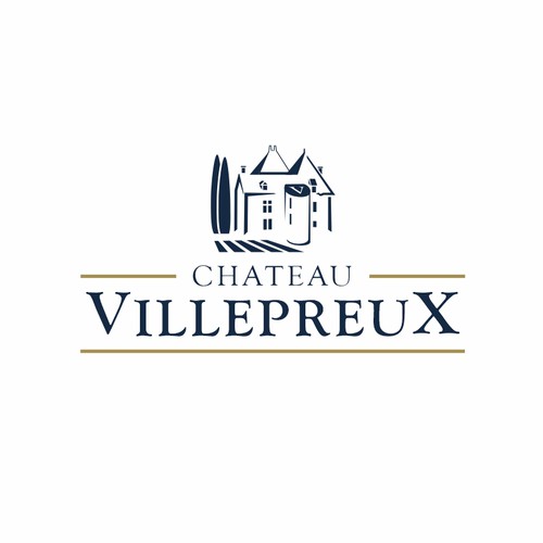 Modern new logo for French chateau and vineyard Design réalisé par Karen Faria