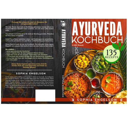 Book-Cover for Ayurveda Cookbook - Cover für Ayurveda Kochbuch Design by JervyDesign