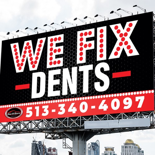 We Fix Dents banner Design by monodeepsamanta