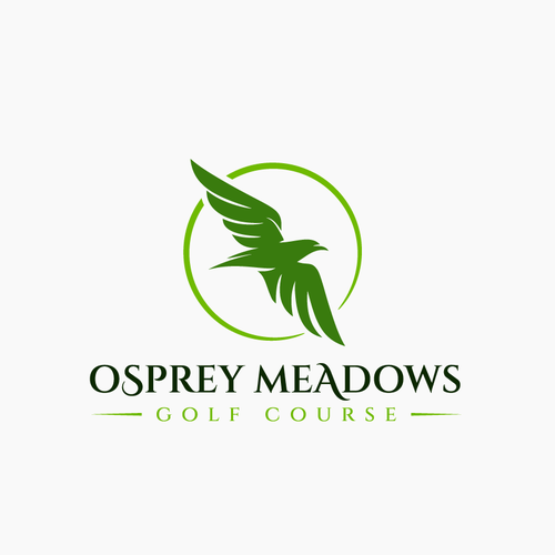 Golf Course Logo - Osprey Meadows Golf Course at Tamarack Design by LarkFlow Digital