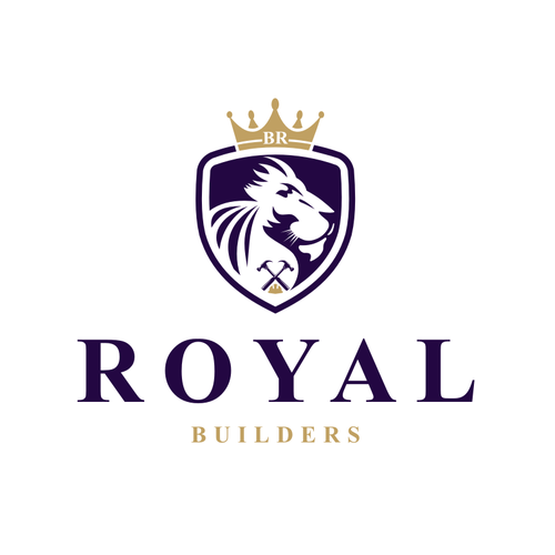 Design a "royal" logo for a new construction company startup. Design by Jeck ID