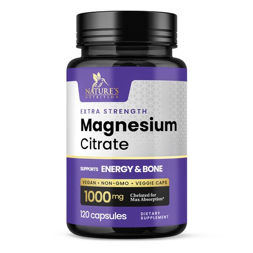 Premium Magnesium Citrate Design needed for Nature's Nutrition Design by Davi Giolo ★