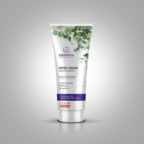 "Contemporary design for a herbal anti aging cream for global audience" Design réalisé par sougatacreative