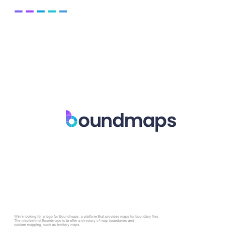 Simple and clean logo for a B2B mapping app Design by BAEYBAEツ