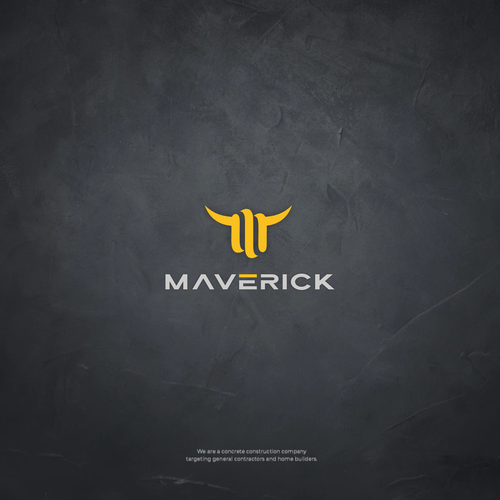 Need a modern abstract bull and M logo for our concrete construction company named Maverick. Design por Ikim