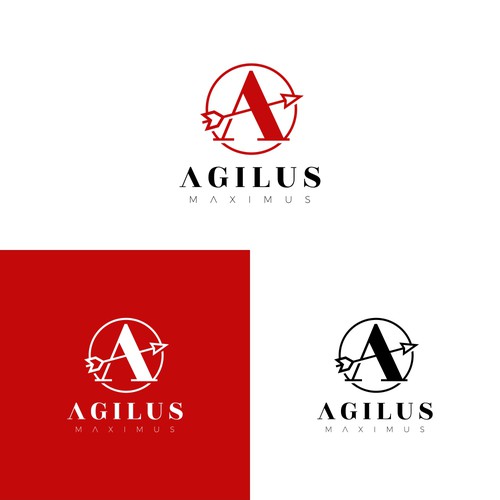 Logo for project "agilus-maximus.com" Design by MOHStudio_