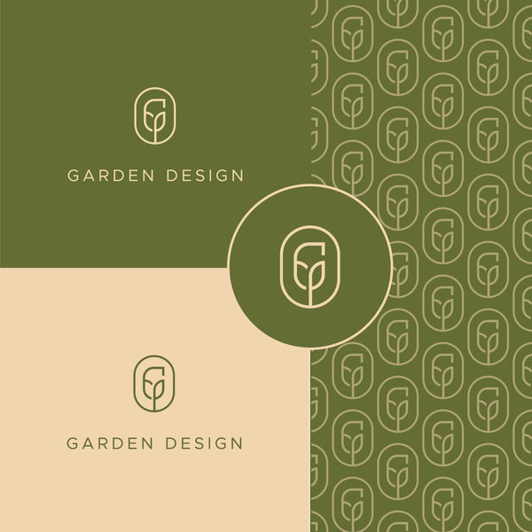 Garden design logo