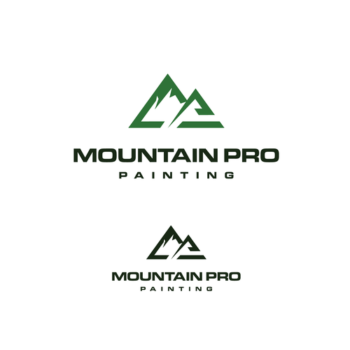 High-end, tech-focused Colorado painting company brand package Design by MD Design99