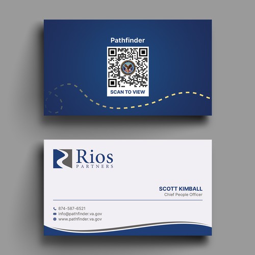 QR Code Handout Card for Veteran Care Innovation Design von Hasanssin