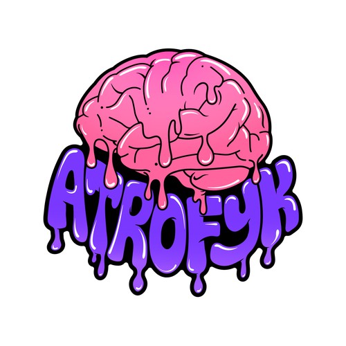 Athew_YanaさんのHelp me melt brains with a logo representing my internet personaデザイン