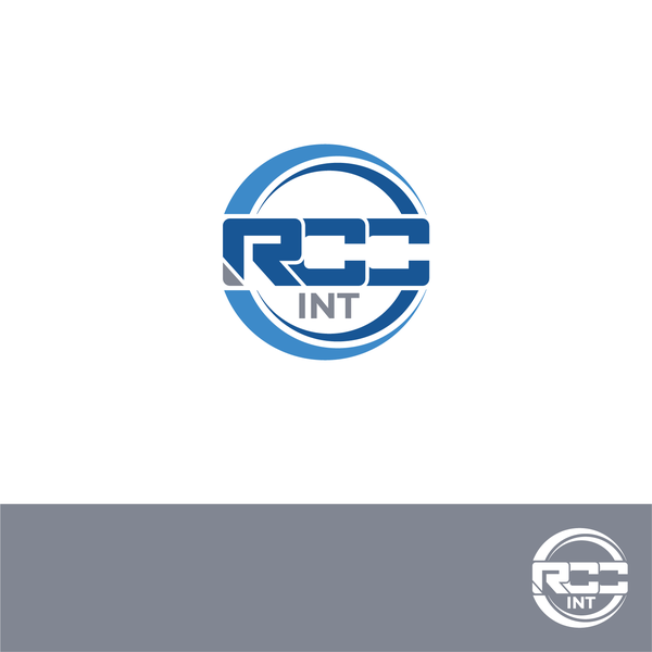 Bold Letter logo for RCC INT