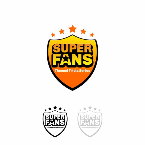 SUPER FANS Theme Trivia Series Logo Design by Hoki™