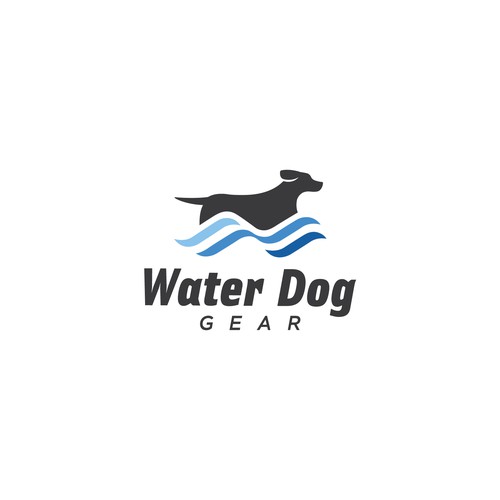 Action Water Dog Splash logo needed for mfg and retailer of active/sporting dog gear Design von Manu P C