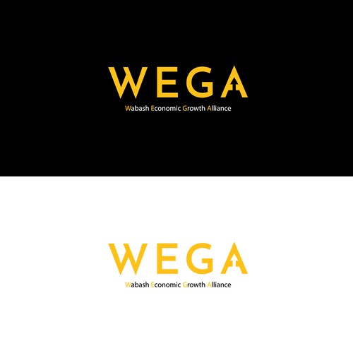 WEGA (Wabash Economic Growth Alliance) Logo Design Design by KrypKnite