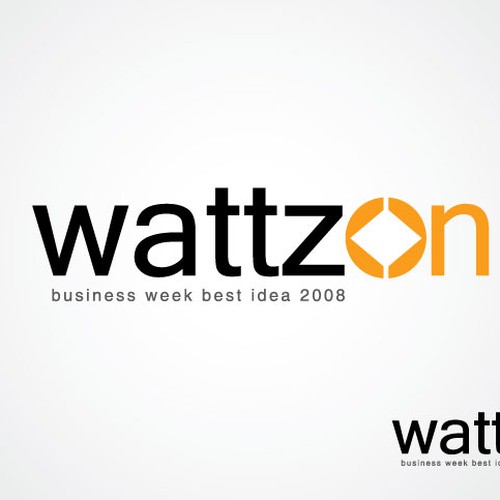 Help WattzOn (BusinessWeek Best Idea 2008) with a new logo Design by Concept Factory