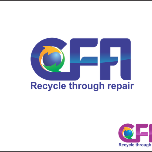 logo for CFA デザイン by Simple Mind